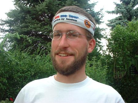 The proud owner of the first Buff...